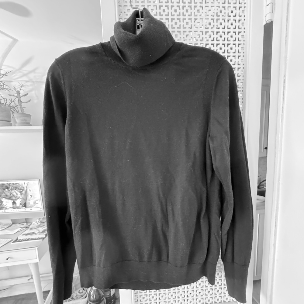 Cashmere Blend Turtleneck Banana Republic